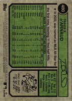 2023 Topps Heritage Red Border Travis d'Arnaud #480