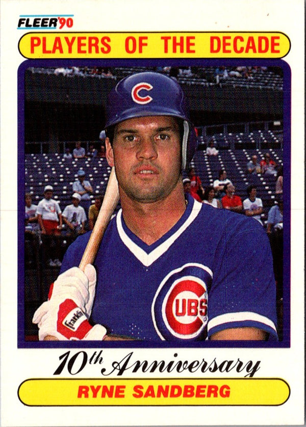 1990 Fleer Canadian Ryne Sandberg #625