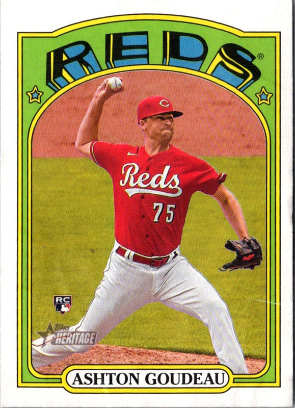 2021 Topps Heritage Ashton Goudeau #610 Rookie