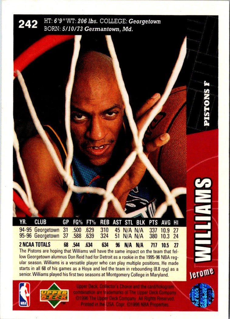 1996 Collector's Choice Jerome Williams
