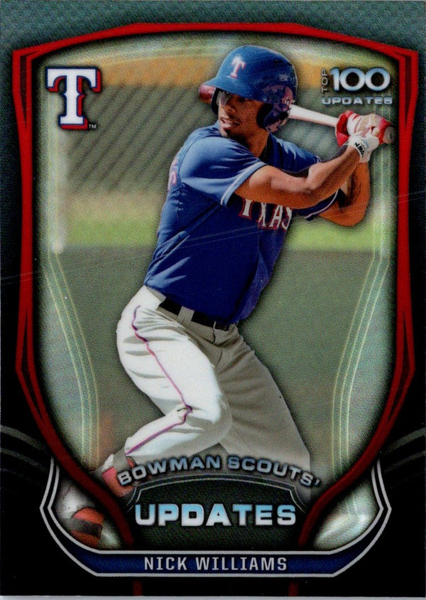 2015 Bowman Chrome Scouts Update Nick Williams #BSU-NW