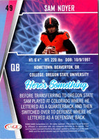 2022 SAGE Sam Noyer #49