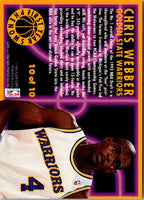 1993 Fleer First Year Phenoms Chris Webber #10