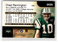 2000 SkyBox Chad Pennington #205 Rookie