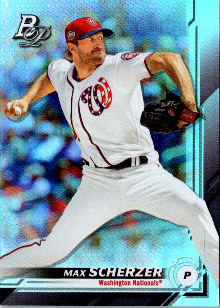 2019 Bowman Platinum Max Scherzer