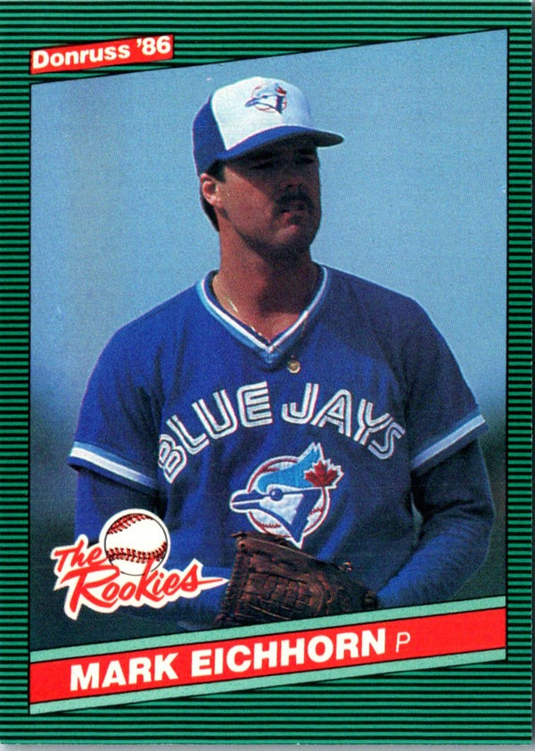 1986 Donruss The Rookies Mark Eichhorn #13