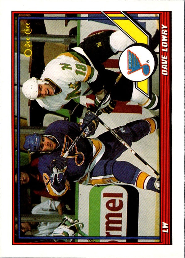 1991 O-Pee-Chee Dave Lowry #180