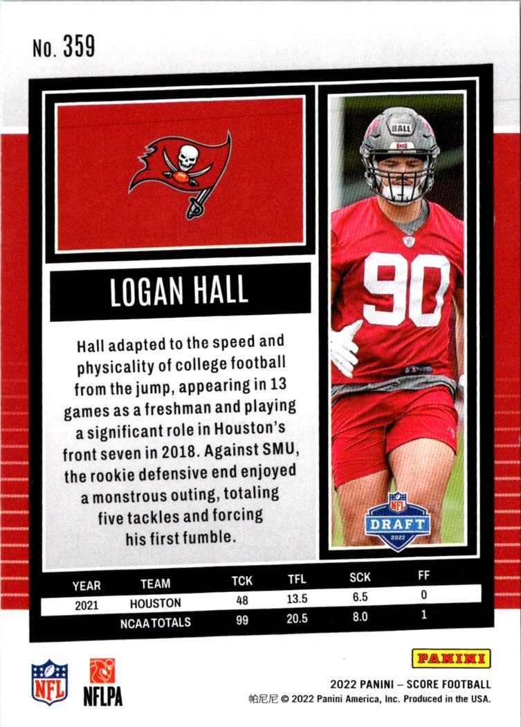 2022 Score Red Logan Hall