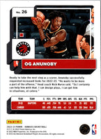 2022 Donruss Holo Laser Red/Gold OG Anunoby #26