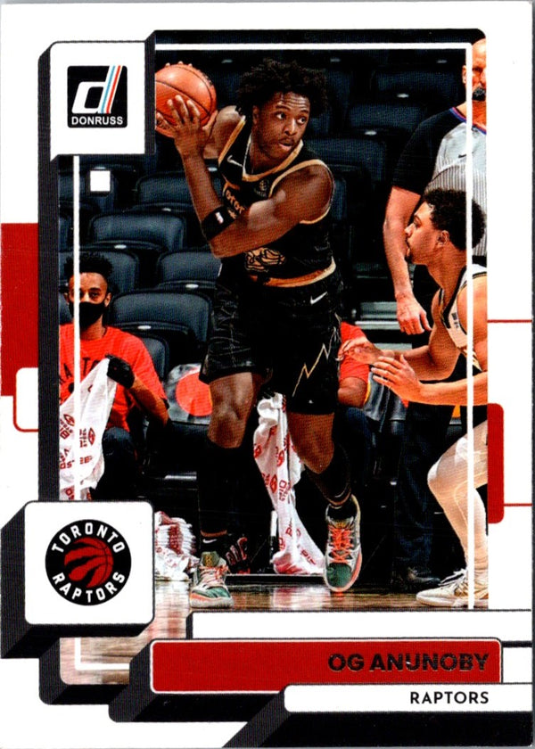 2022 Donruss Holo Laser Red/Gold OG Anunoby #26