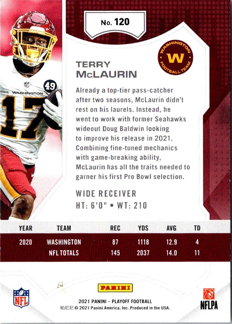 2021 Panini Playoff Terry McLaurin