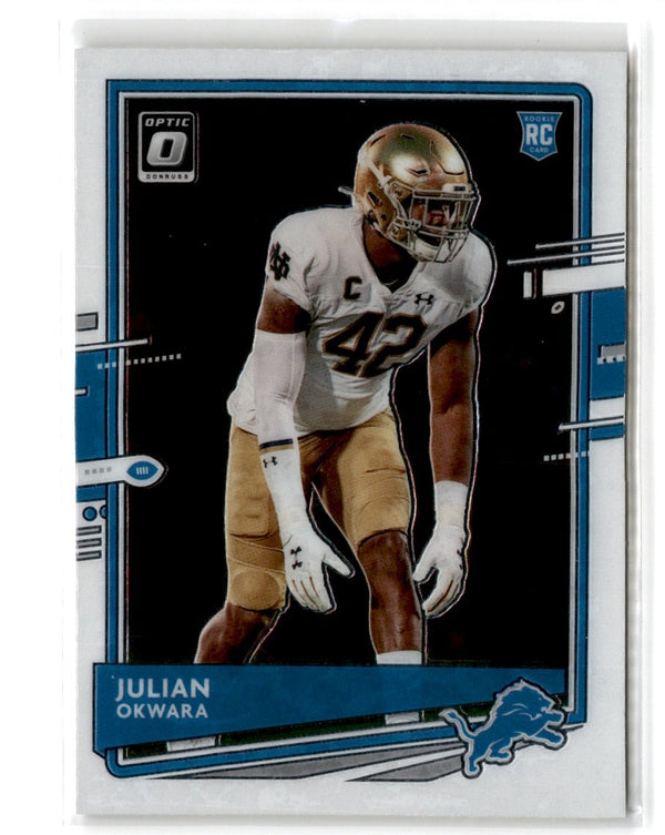 2020 Donruss Optic Julian Okwara #144 Rookie