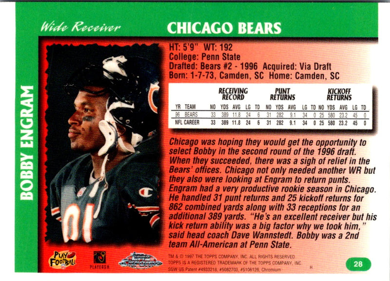 1997 Topps Chrome Bobby Engram