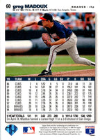 1995 Collector's Choice SE Greg Maddux #60