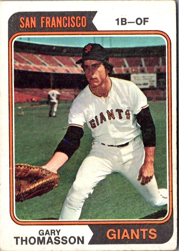 1974 Topps Gary Thomasson #18 Rookie