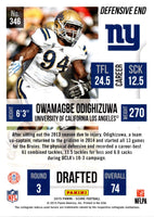 2015 Score Owamagbe Odighizuwa #346 Rookie