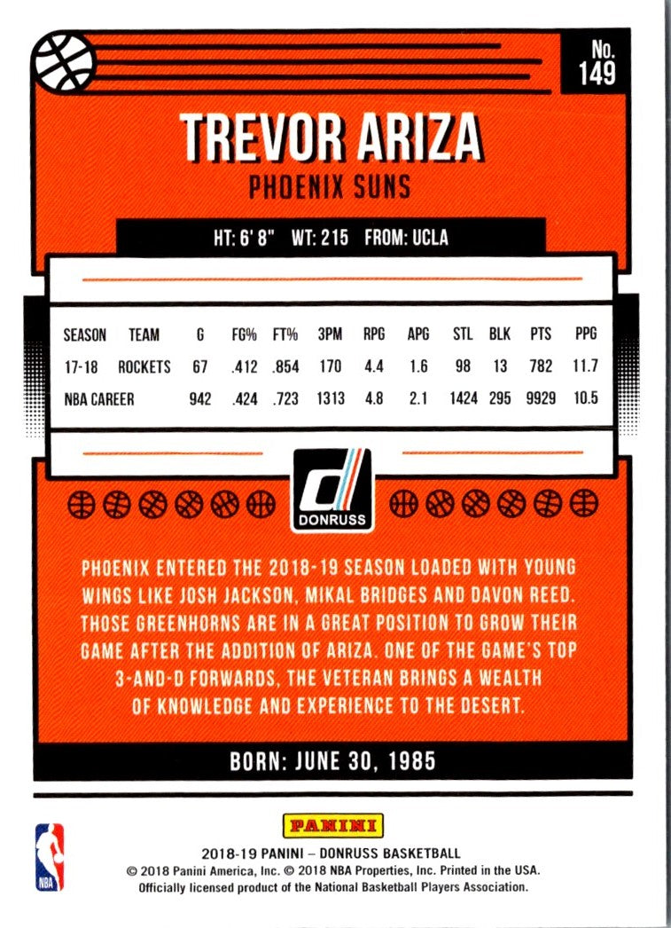 2018 Donruss Trevor Ariza