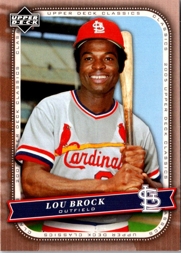 2005 Upper Deck Classics Lou Brock #67