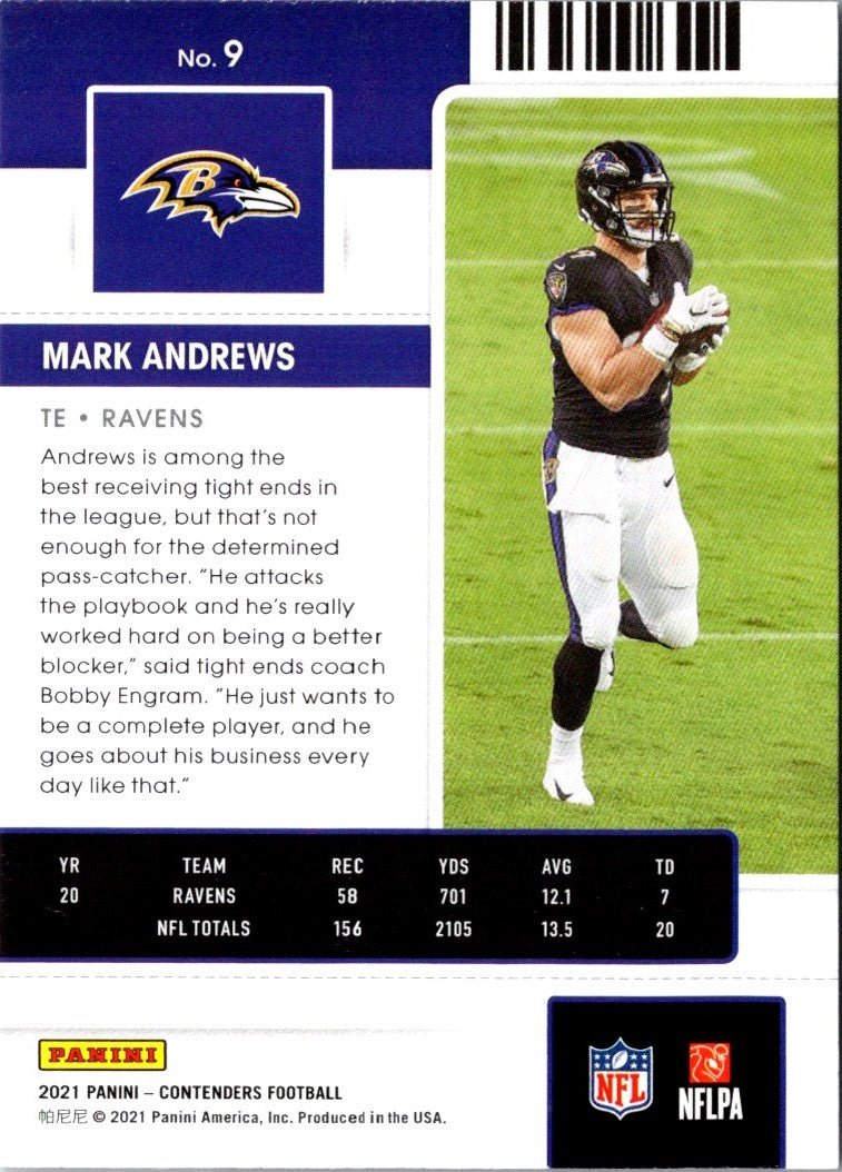 2021 Panini Mark Andrews