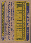 1987 Topps Jose DeLeon