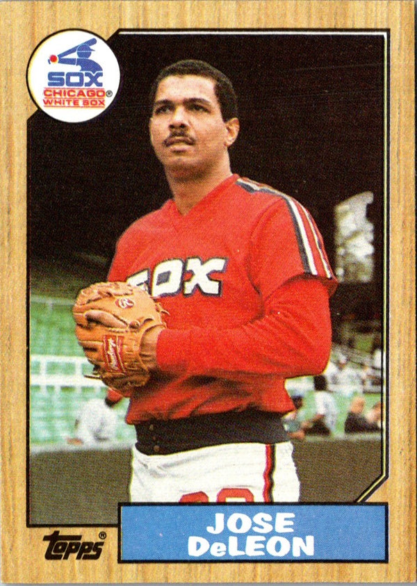 1987 Topps Jose DeLeon #421