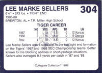 1989 Collegiate Collection Auburn Coke 580 Lee Marke Sellers #304