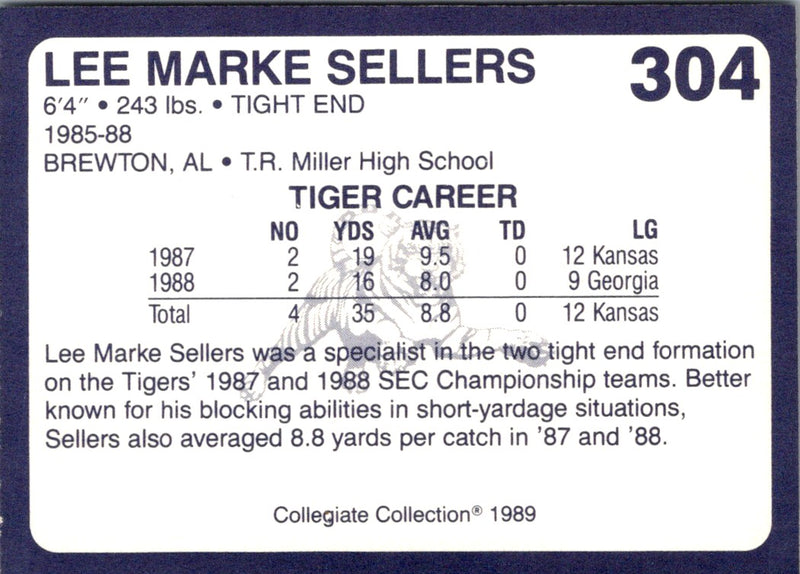 1989 Collegiate Collection Auburn Coke 580 Lee Marke Sellers