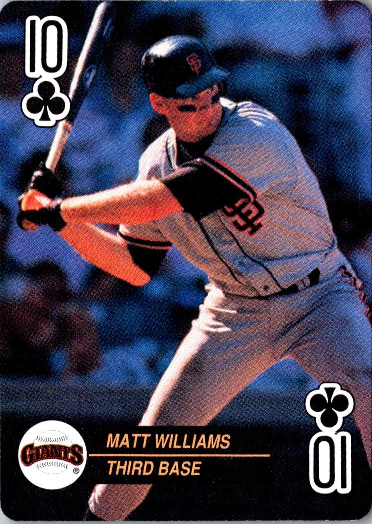 1992 U.S. Playing Card Co. Baseball Aces Matt Williams