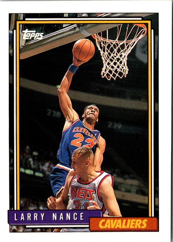 1992 Topps Gold Larry Nance #163