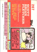 1990 Topps Big Scott Fletcher #207