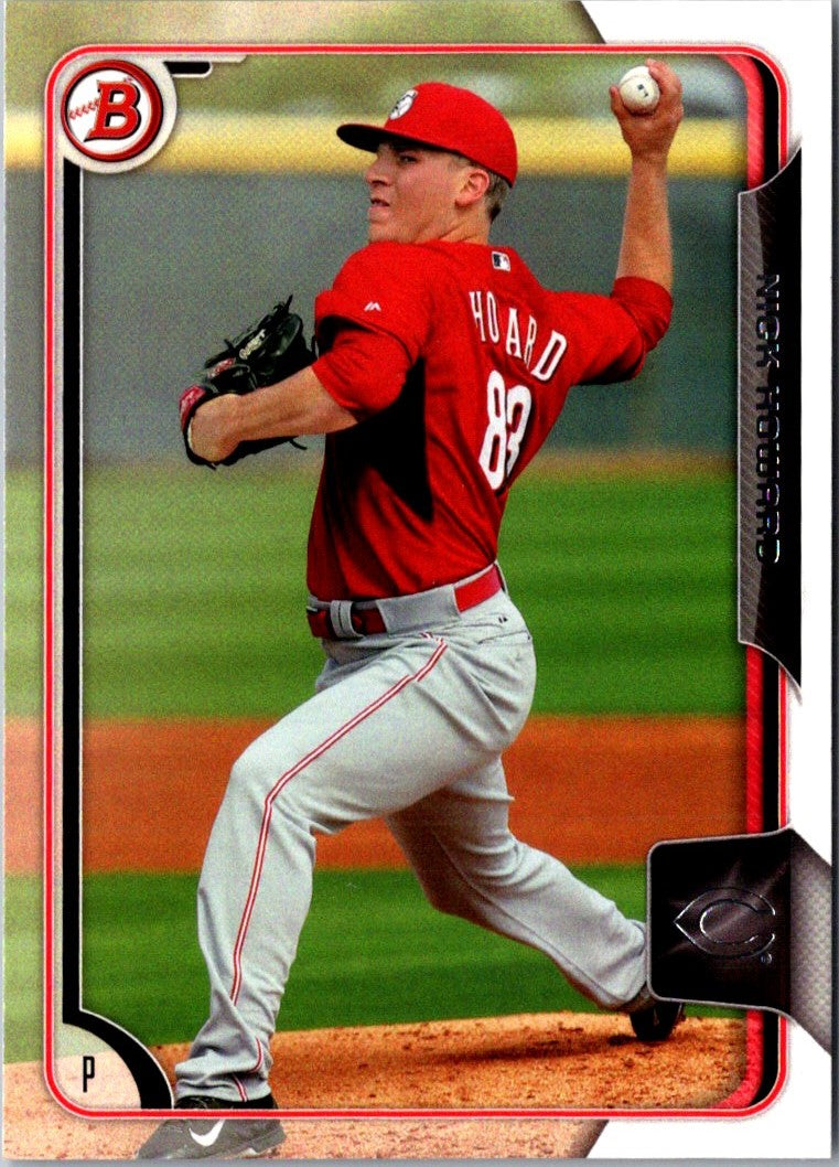 2015 Bowman Draft Picks & Prospects Nick Howard