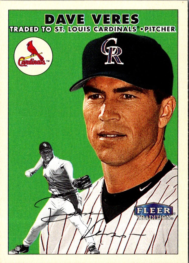 2000 Fleer Tradition Dave Veres