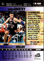 1997 Press Pass Double Threat Blue Chris Anstey #18
