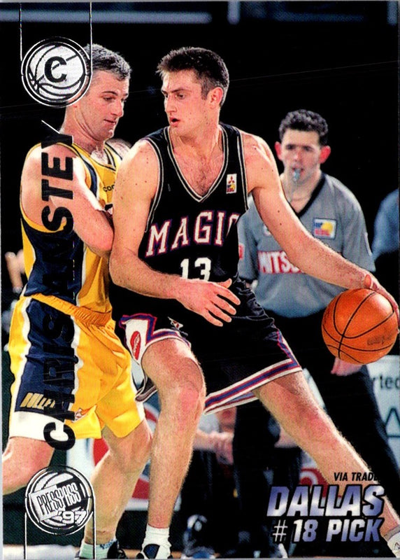 1997 Press Pass Double Threat Blue Chris Anstey #18