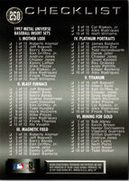 1997 Metal Universe Checklist ( #250
