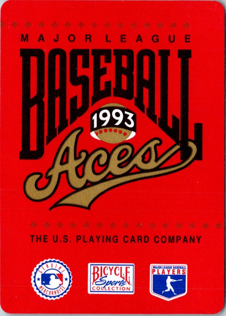 1993 Bicycle Aces Roger Clemens