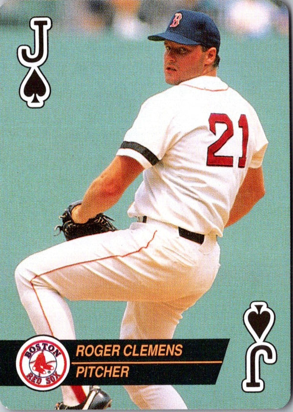 1993 Bicycle Aces Roger Clemens #JS