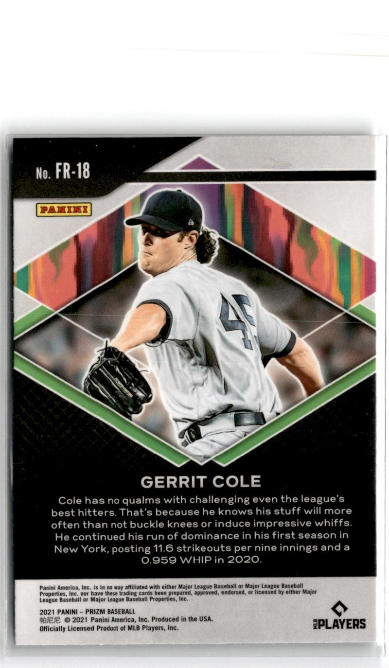 2021 Panini Prizm Fearless Gerrit Cole