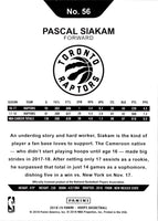 2018 Hoops Winter Pascal Siakam #56