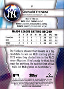 2023 Bowman Platinum Oswald Peraza