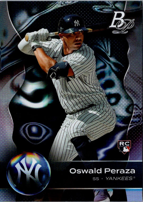 2023 Bowman Platinum Oswald Peraza #57 Rookie