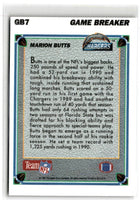 1991 Upper Deck Game Breaker Holograms Marion Butts #GB7