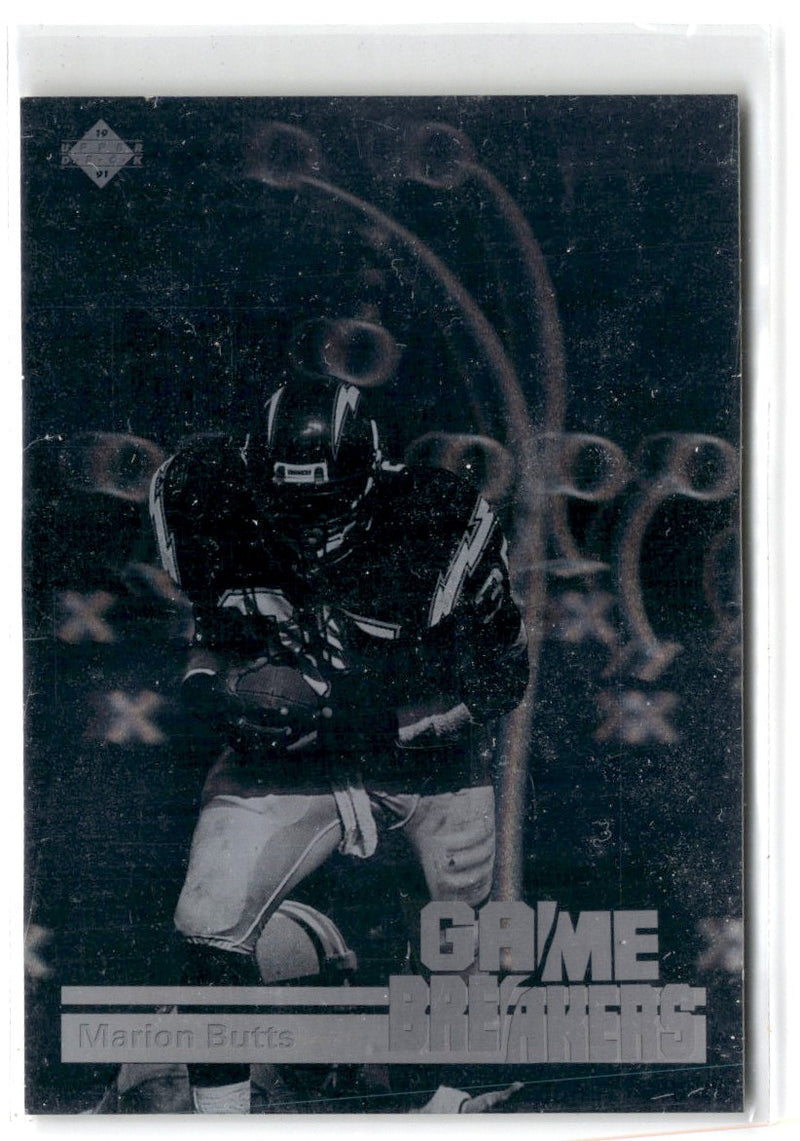 1991 Upper Deck Game Breaker Holograms Marion Butts