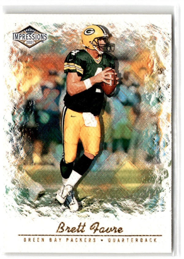 2001 Pacific Canvas Impressions Brett Favre #49