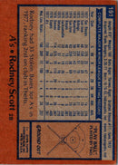 1978 Topps Rodney Scott