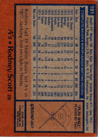 1978 Topps Rodney Scott #191 Rookie