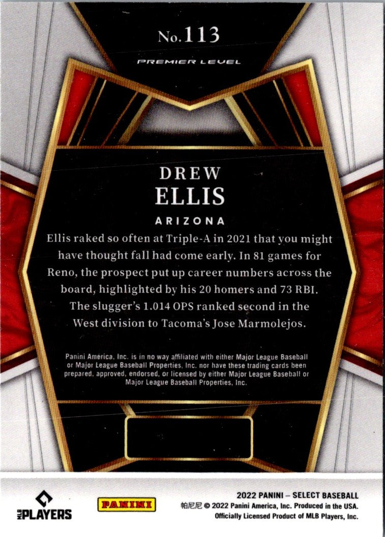 2022 Panini Select Drew Ellis