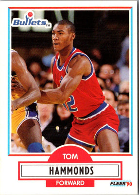 1990 Fleer Tom Hammonds #193 Rookie