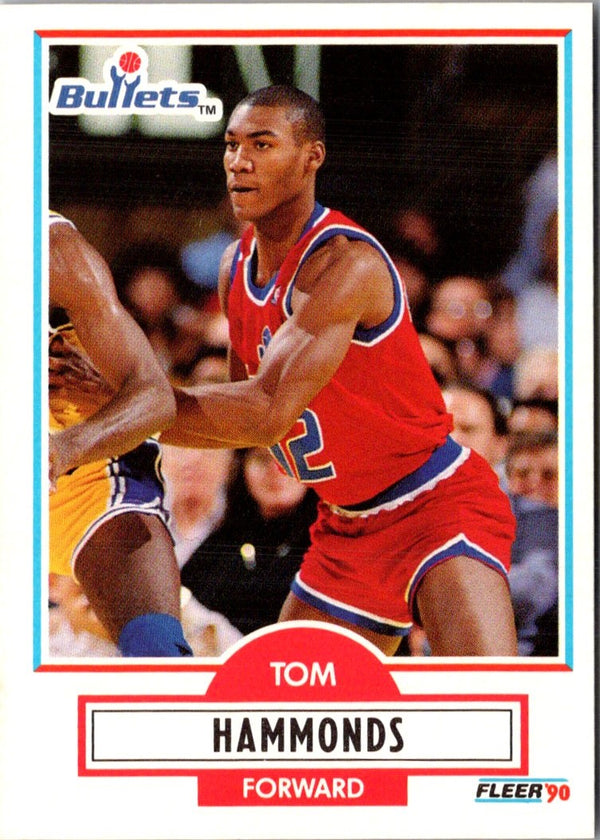 1990 Fleer Tom Hammonds #193 Rookie