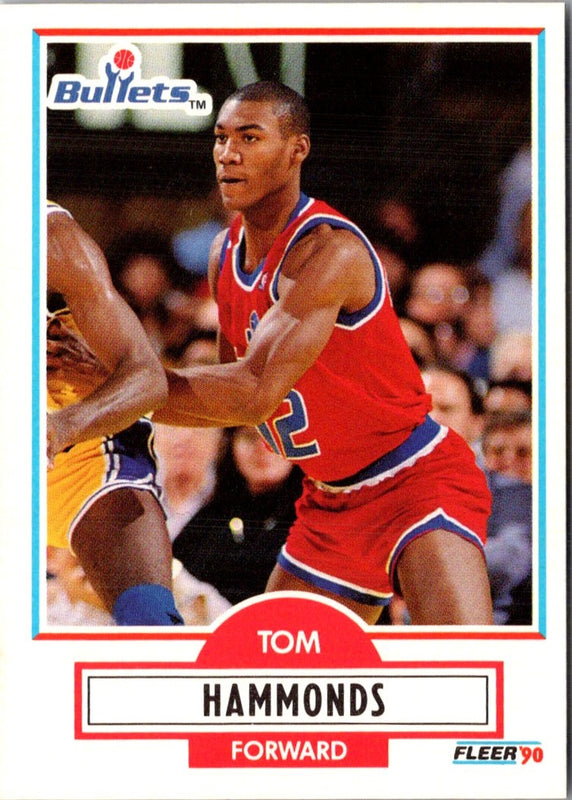 1990 Fleer Tom Hammonds #193 Rookie